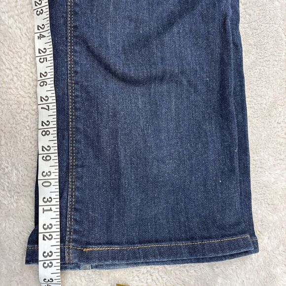 Levi’s 515 Bootcut Jeans Womens 12L Mid Rise Blue Stretch Denim Western Pockets - Picture 9 of 14